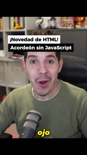 Novedades en HTML: Acordeones exclusivos sin JavaScript