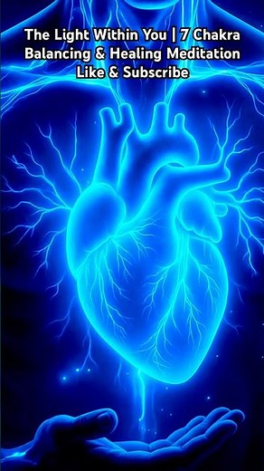 The Light Within You | 7 Chakra Balancing & Healing Meditation #chakrahealing #innerlight #shorts