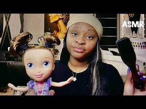 ASMR | Ghetto Hair Salon Role Play W/ NO TALKING & GUM CHEWING! 💆🏽‍♀️