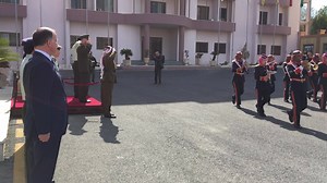Gen. Joseph F. Dunford jr., chairman of the Joint Chiefs of Staff, reviews members of the Jordanian Armed Forces during an honors ceremony at the Ministry of Defense in Amman. | The Joint Staff