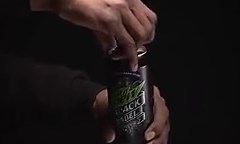 46K views · 281 reactions | Mtn Dew Black Label presents: How to open a can like a gentleman. | Mountain Dew | Facebook