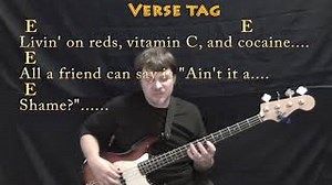 Truckin' (Grateful Dead) Bass Guitar Cover Lesson in E with Chords/Lyrics Chords - ChordU