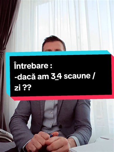 Ca răspuns pentru @elenanistor628 Dacă am 3_4 scaune pe zi ce sa fac ?? #colon #micribiom #fibre #apa este un semnal de alarmă când ai : crampe ;balonare excesivă ; diaree; slăbești brusc ;scaunele sunt apoase ....
