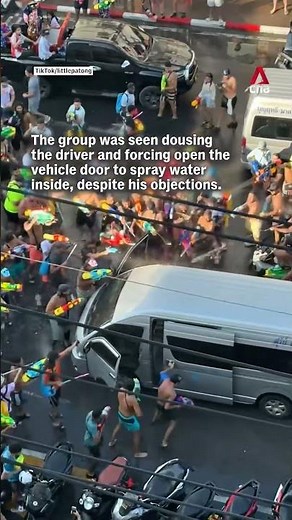 Phuket tourists arrested after viral Songkran water attack on van driver