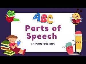 📚 The 8 Parts of Speech | Fun & Easy Learning for Kids! 🎉
