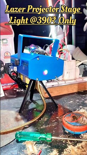 Led Laser Light Projector | Led Mini StageLight Diwali Decoration ideas, Sound Activated Laser Light