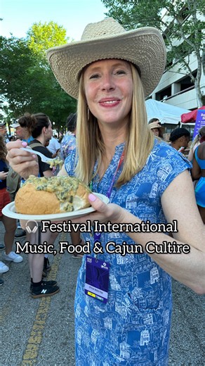 One of my favorite festivals in the U.S. happens in Lafayette, Louisiana — and it’s a feast for the senses. At Festival International de Louisiane, you can stage-hop between global music, watch street performers pop up around downtown, and taste flavors from around the world — alongside Louisiana favorites like a spinach crawfish 🦞 boat, a festival must-try. Carly Viator Courville with Festival International and Colby Hebert (the Cajun Hatter) share what makes Festival International so special 