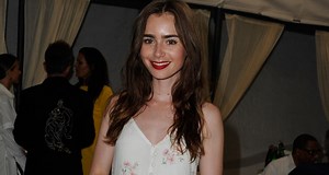 Lily Collins Hangs Poolside During Ischia Global Festival!