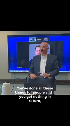 The key to effective giving is to stay open to receiving.” Giving and receiving are two sides of the same coin. When you freely give, you create space for abundance—but you also have to be open to accept it. Gratitude and openness allow growth to flow both ways. 🎥 Watch Steve Larsen wrap up the 5 Laws of The Go-Giver with this powerful reminder about balance and abundance. #TheGoGiver #LawOfReceptivity #GrowthCoach #AbundanceMindset #LeadershipJourney | Growth Coach Sioux Falls