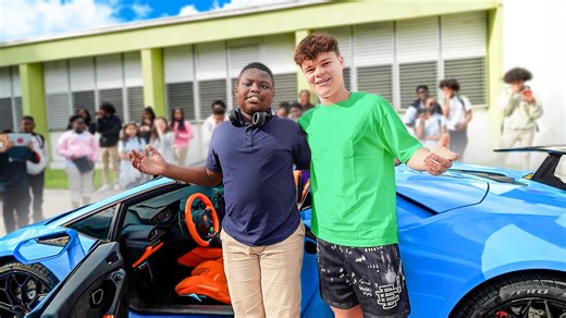 2.9K views · 89 reactions | Picking A Fan Up From School In My Lamborghini… (Cops Called) | Jack Doherty | Facebook