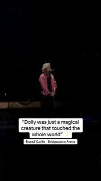 Brandi Carlile pays tribute to Dolly Parton 💖