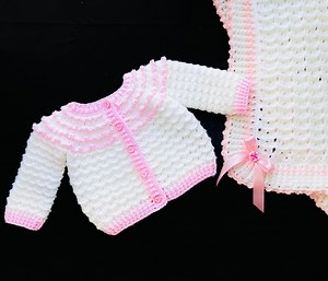 Digital PDF Crochet Pattern: Crochet Baby Cardigan Sweater, Coat or Jacket Pattern in Various Sizes With Video Tutorial by Crochet for Baby - Etsy