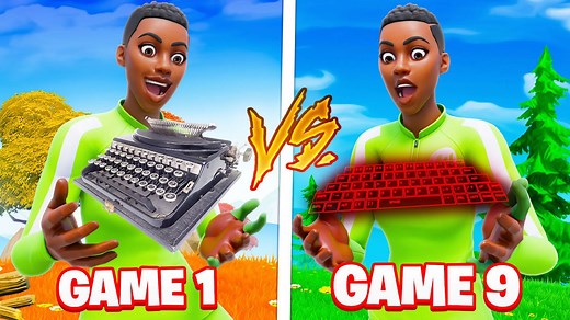 My Keyboard Upgrades Every Time I Win a 1v1