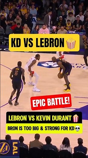 LeBron was just TOO MUCH for KD😤
