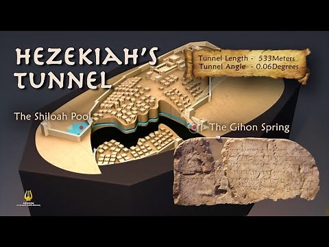 King Hezekiah builds the Siloam (Shiloah) Tunnel - Discover Bible History & Archaeology (Megalim)