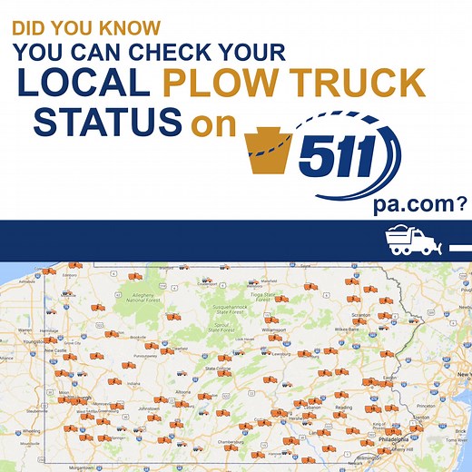 2.4K views · 39 reactions | 511PA provides free, 24-hour traveler info services, including color-coded winter conditions, traffic delay warnings, plow-truck locations, and details of when state-maintained roadways were last plowed. You can also sign up for personalized alerts from your local region. Visit 511pa.com, call 5-1-1 or download the app here https://www.511pa.com/mobileApp.aspx. #PAWinter | Pennsylvania Department of Transportation (PennDOT) | Facebook