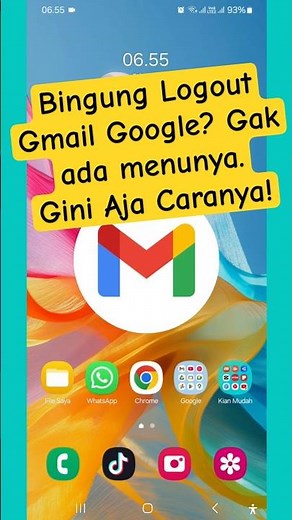 Cara LOGOUT Keluar Akun Gmail atau Google di Android #kianmudah #logoutgmail #keluargoogle