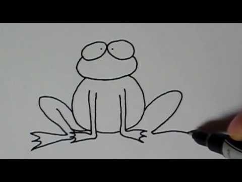 Comment dessiner une grenouille simple et facile
