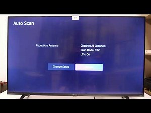 How to Auto Scan for Channels on Hisense Mini LED Smart TV