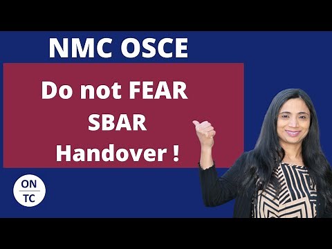 NMC OSCE Do Not Fear SBAR Handover