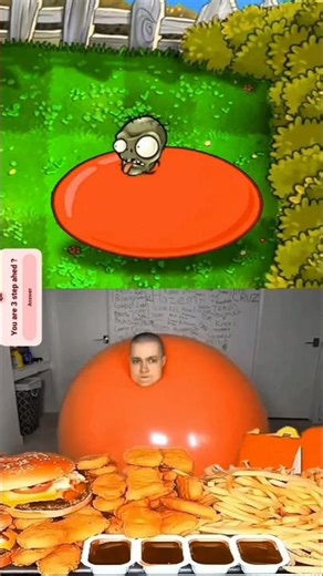 Orange ball zombie..😜 plant vs zombie #pvz