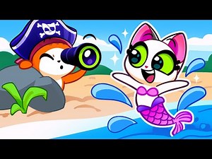 Treasure Hunt Adventure Playtime | Little Mermaid Pretend Play | Fun Toddler Cartoons | Purr-Purr