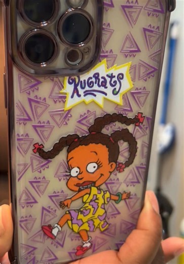 This phone case is so nostalgic!! I miss Rugrats 🥺😭 #phonecase #iphone #rugrats #susie #tiktokshop