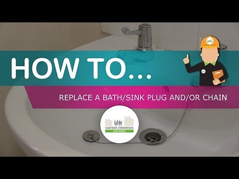 How to replace a bath/sink plug and/or chain