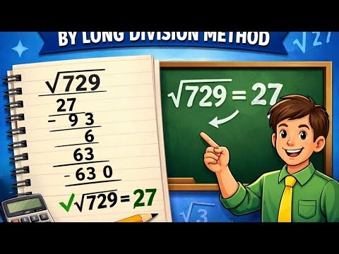 SQUARE ROOT BY LONG DIVISION METHOD