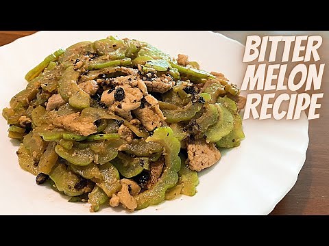 BITTER MELON BLACK BEAN SAUCE RECIPE | STIR FRY BITTER GOURD WITH BLACK BEAN | BITTER MELON RECIPE