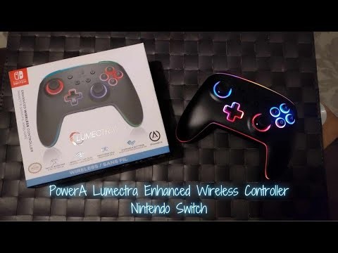 PowerA Lumectra Enhanced Wireless Controller for Nintendo Switch - Unboxing & Testing