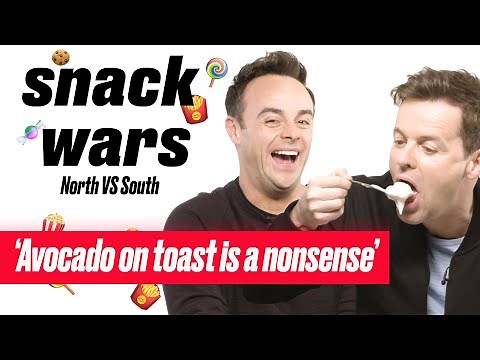 Ant and Dec Decide Which British Food Is The Best | Snack Wars | North Vs South