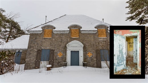 Beautiful stone abandoned mansion built in 1937 | Historic exploration