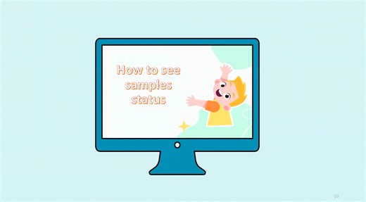 8. How to see samples status