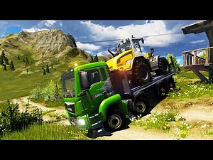 MAN TGS Hauling Liebherr L 538 Loader - BeamNG Drive