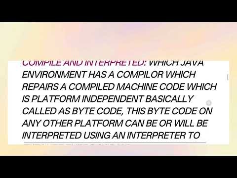 Introduction to java and features of java