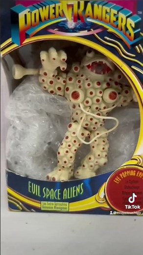 Vintage Bandai 1993 1st Release Mighty Morphin Power Rangers Evil Space Aliens Eye Guy Action Figure