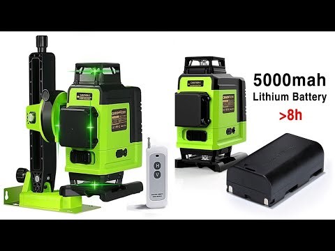 Best 4d 16 lines laser level 2025, Remote Control Green Line Laser Level