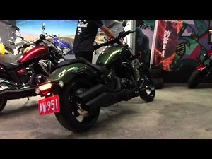 YAMAHA STRYKER 1300 STOCK vs REVO CANNON TWIN 4 EXHAUST