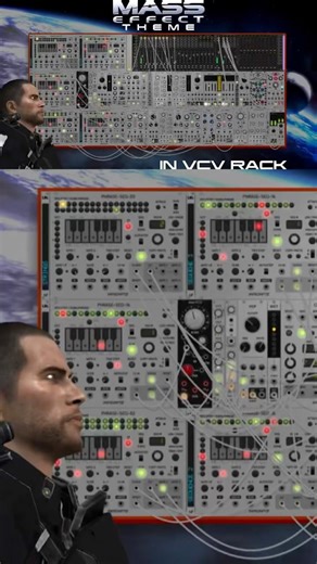 Mass Effect theme recreated in Vcv rack #vcvrack #masseffect