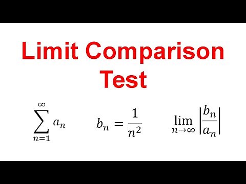 Limit Comparison Test (Converging and Diverging Series)