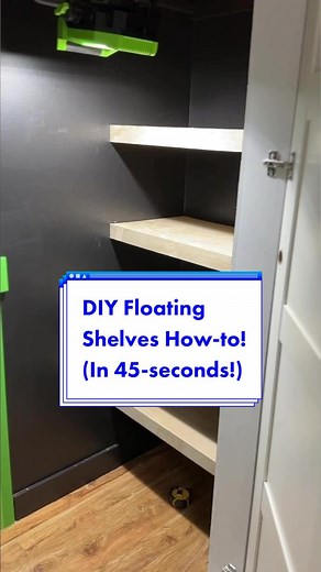 DIY Floating Shelves: Explained in 45-Seconds!✨ Follow Once Upon a Bungalow for more Home & DIY! 🏠🛠️ #woodworking #diy #diyprojects #diytutorial #howto #floatingshelves #floatingshelf #diyshelf #shelf #shelving #diydecoration #woodworker #woodwork #diy #closet #closetorganization #closetorganizer #closetorganizing #organization #closetdesign #diycrafts #homereno #homerenovation #kidsroom #kidsroomdecor #nerfgun #nerf