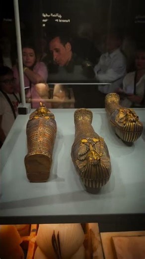 ⚱️✨ Canopic Jars & Miniature Gold Sarcophagi
