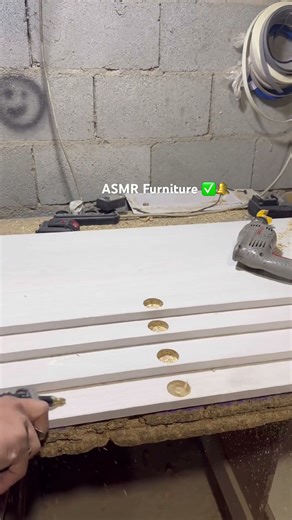🪵✨ ASMR: Making Furniture from Chipboard (LDS Panel)