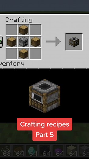 tms (@themathsquare) - Crafting recipes Part 5 #fyp #minecraft #minecrafttutorial #craft #craftingtable