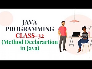 JAVA PROGRAMMING CLASS-32 ||Method Declaration in Java ||