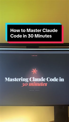 How to master Claude Code in 30 minutes. If you’re a beginner to vibe coding and Claude Code you need to check out this YouTube video. Comment MASTER for my Claude Code setup guide. #ai #learnai #claude #buildinpublic #claudetiktok