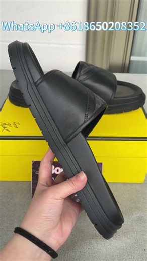 F-endi Diagonal Slides Black #review #shoes
