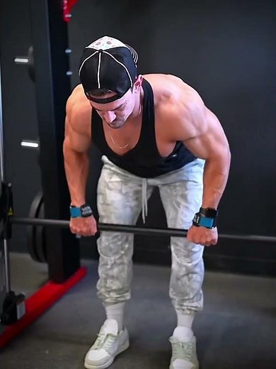 BENT OVER SMITH MACHINE ROW WORKOUT🔥💯