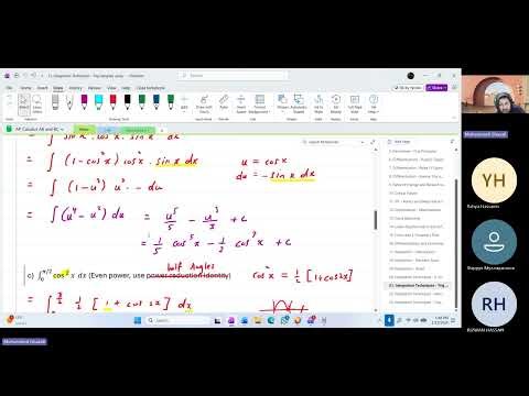 23. Integration Techniques - Trigonometric Substitution